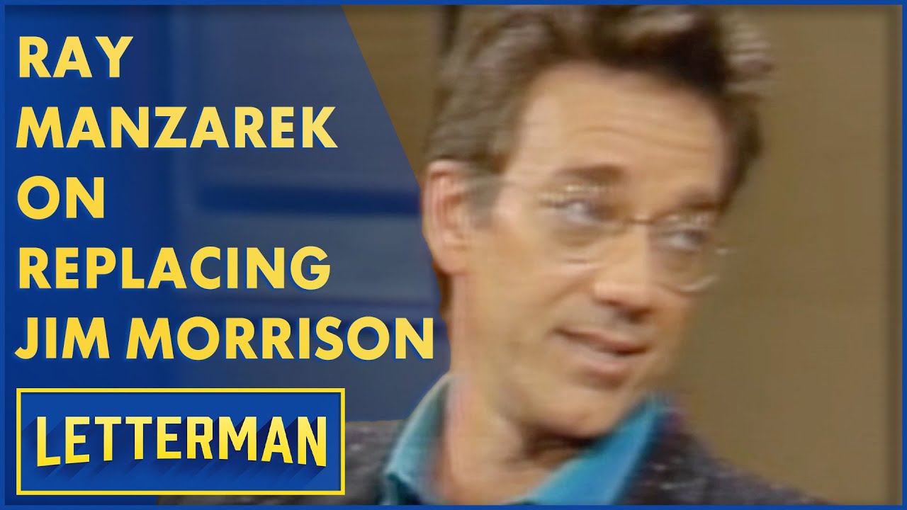 The Doors' Ray Manzarek Talks About Replacing Jim Morrison | Letterman