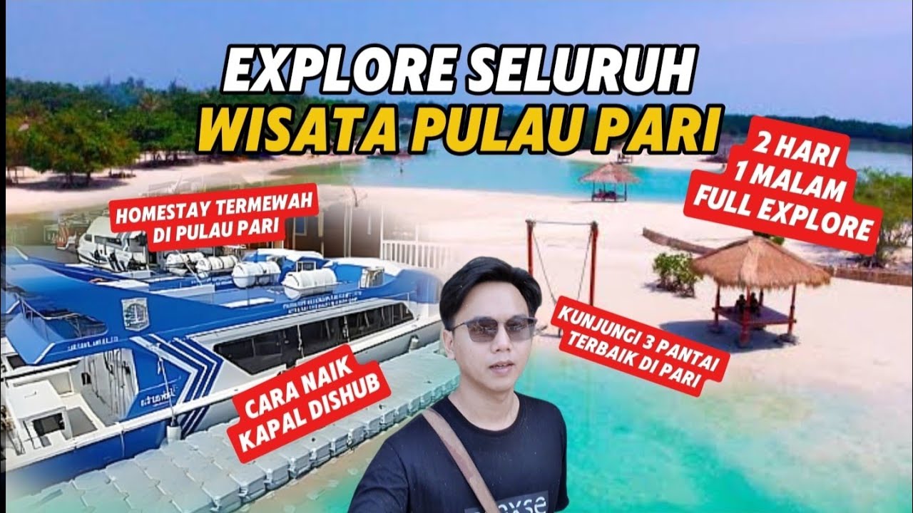 VLOG WISATA PULAU PARI PULAU SERIBU 2 HARI 1 MALAM