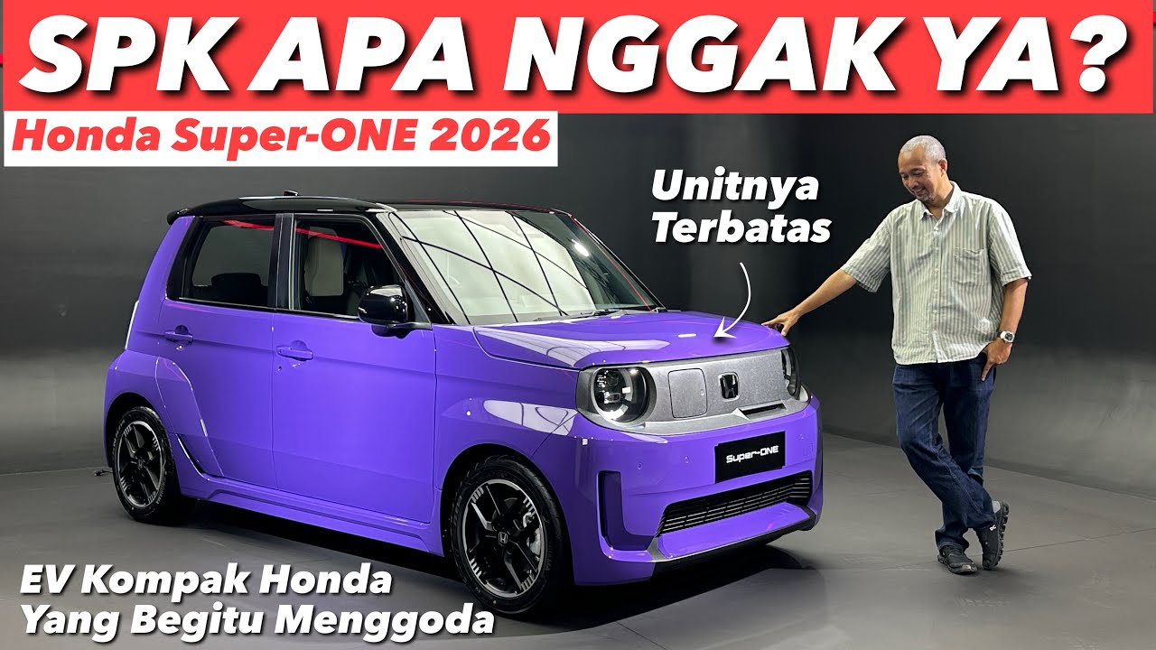 AKHIRNYA, HONDA MENJUAL EV MENARIK DI INDONESIA | HONDA SUPER-ONE