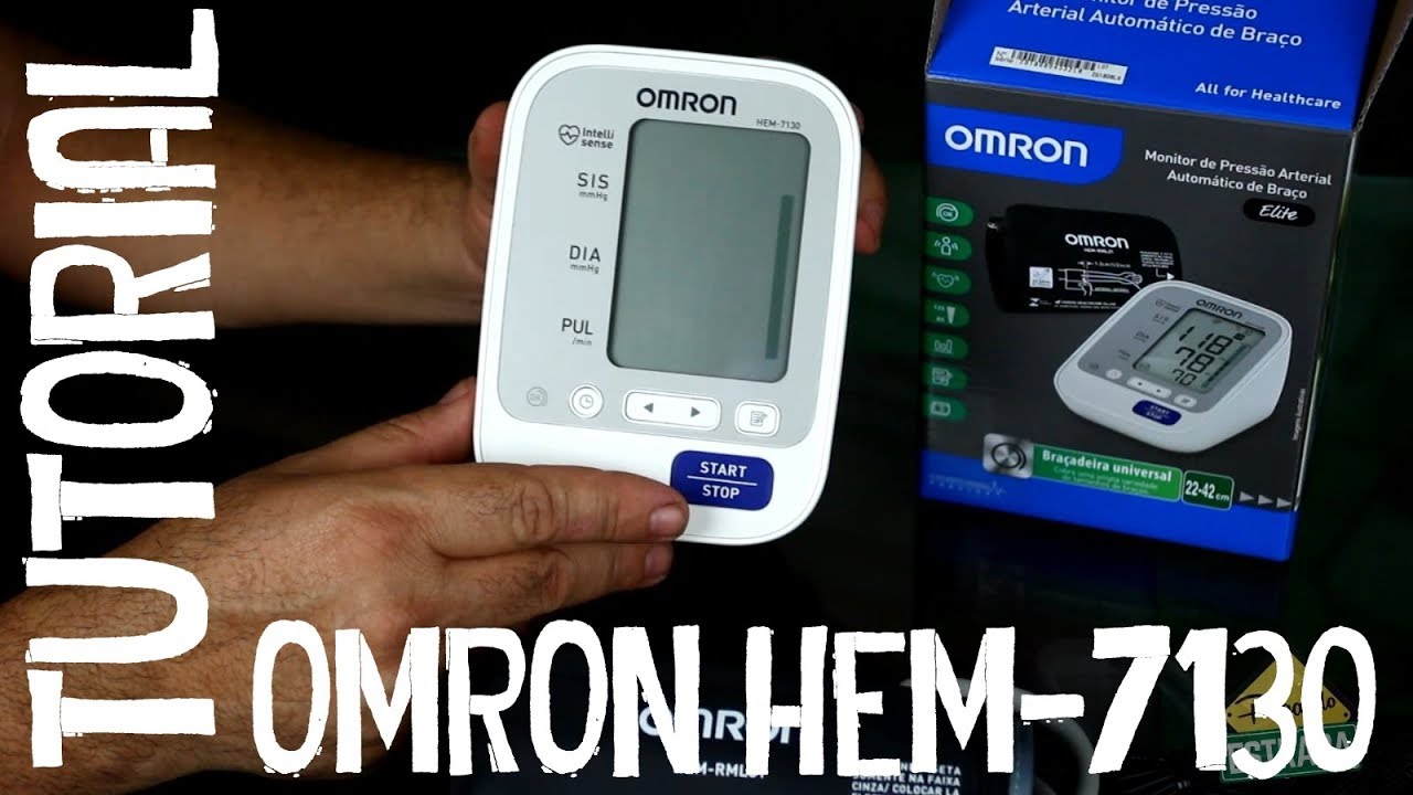 TUTORIAL MONITOR DE PRESSÃO ARTERIAL OMRON HEM-7130
