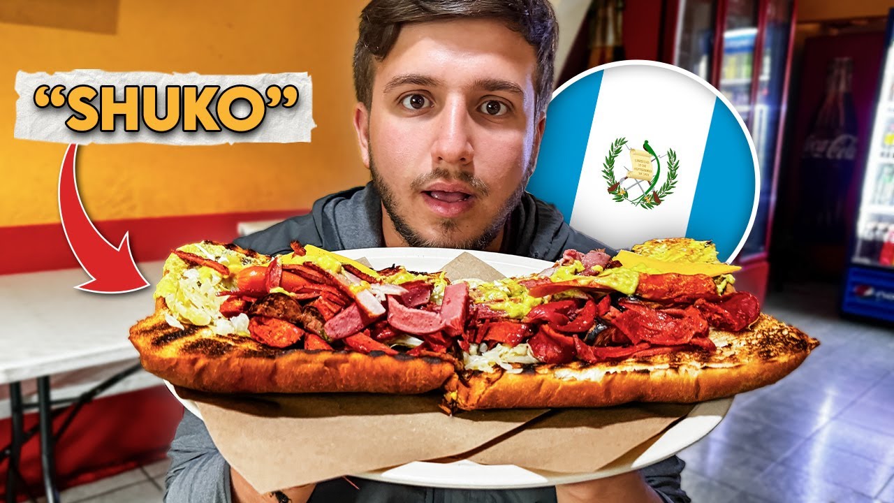 Probando COMIDA CALLEJERA en GUATEMALA 🇬🇹 | ¿Qué comen?