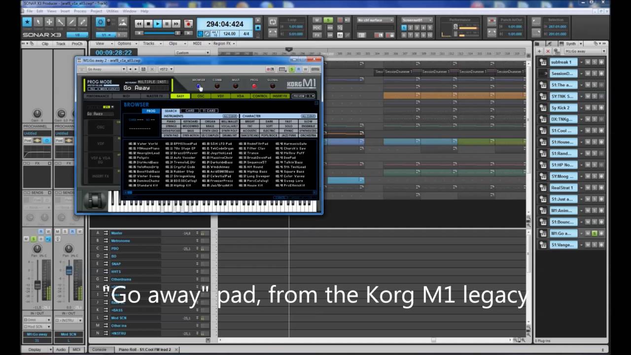 Solstize - Palau Beach - Playback / break down - Green / Deep house / tutorial (Sonar X3)
