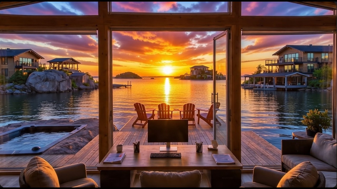 Peaceful Morning by the Water