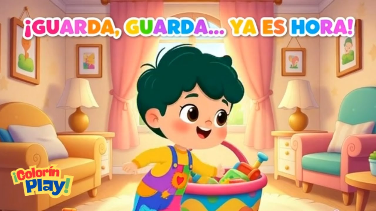 Guarda, guarda 🧸 | Ordena tu cuarto | Canción infantil de rutinas | Colorín Play