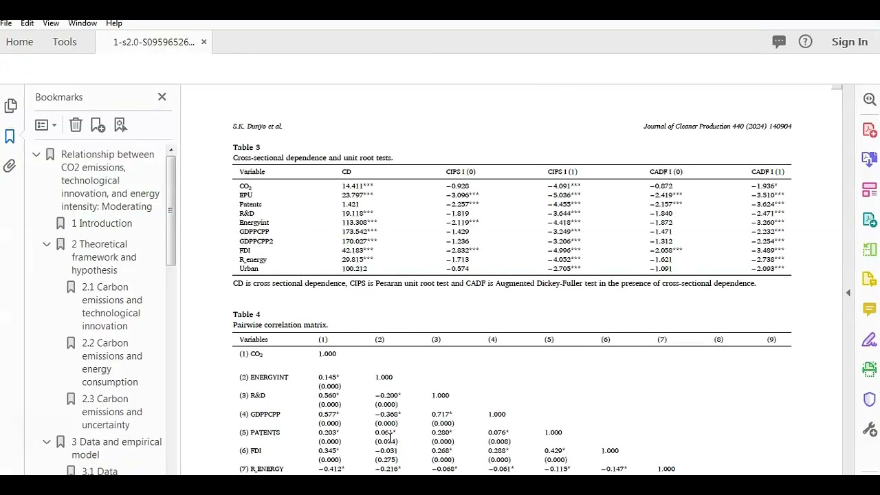 How to test for unit root in the presence of cross-sectional dependence in Stata.