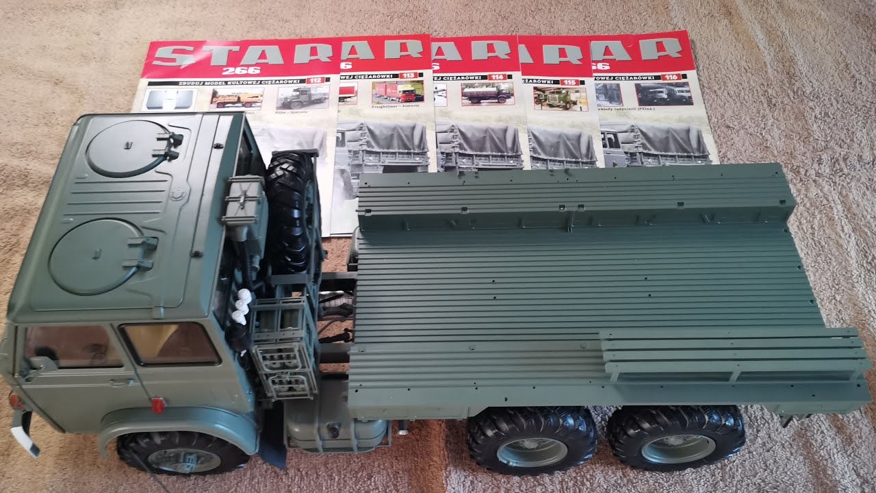 STAR 266.Odc.35. Numery 112-116. Zbuduj model ciężarówki PRL 1:12 Hachette.