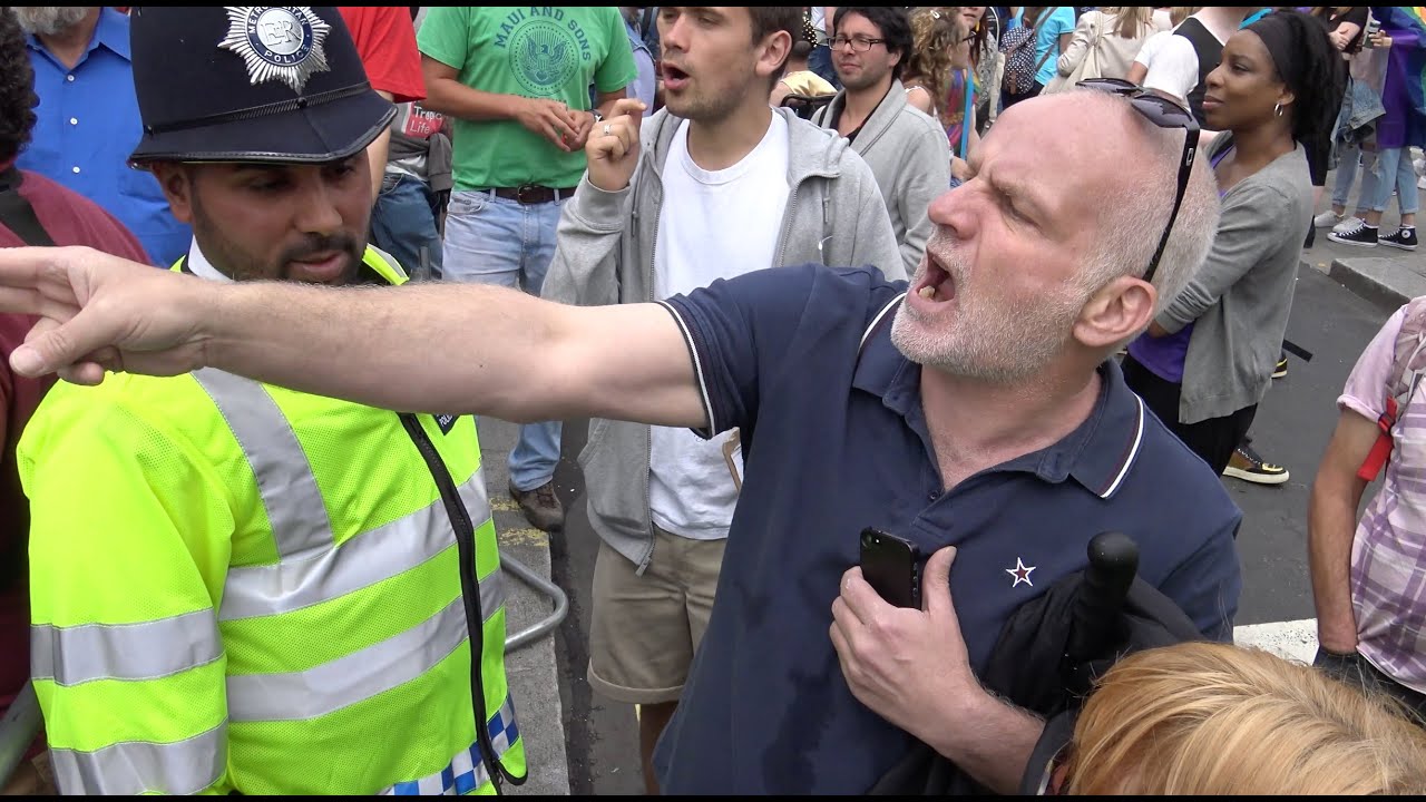 Religious protesters clash with Pride marchers in Central London