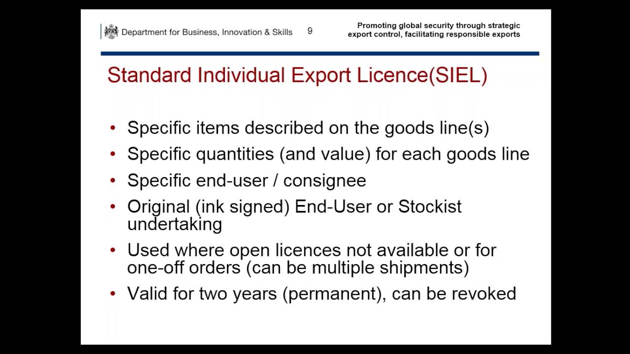 Webinar: Applying for export licences – what you need to know