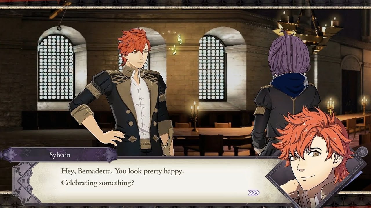 Bernadetta & Sylvain Support Conversations  - Fire Emblem: Three Houses [Switch]