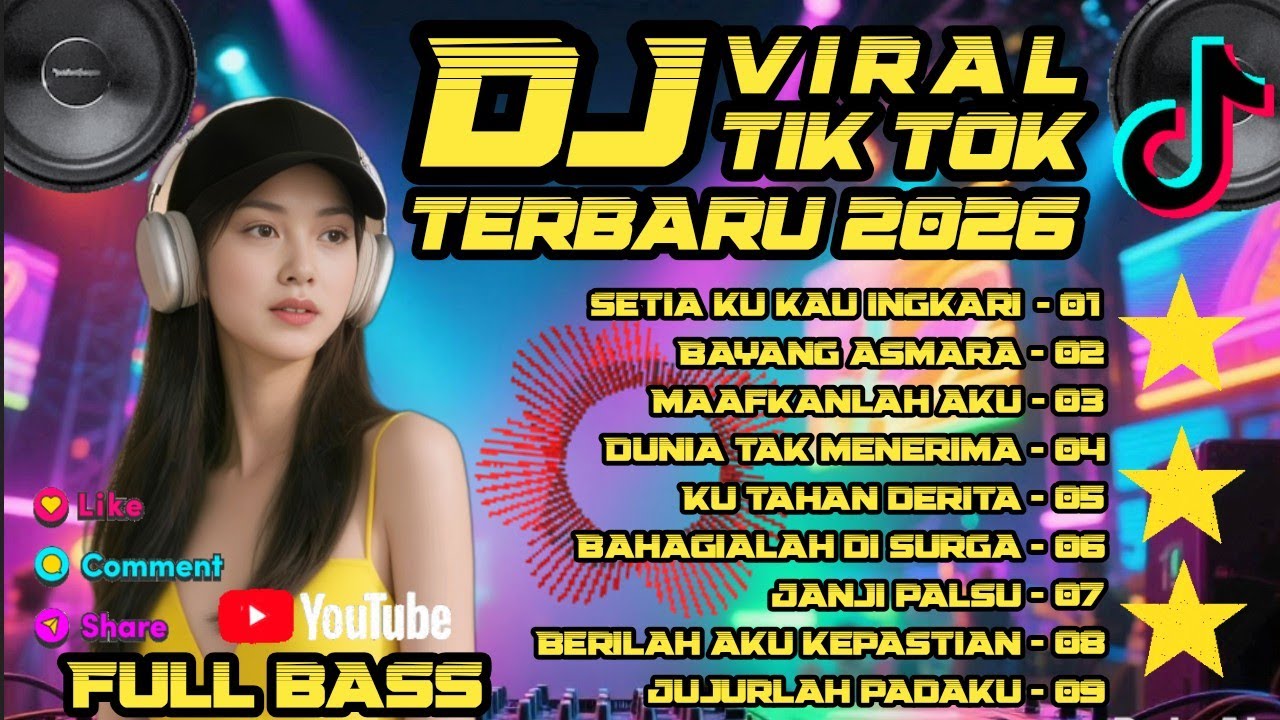 DJ TERBARU 2026 VIRAL TIKTOK 🔥 SETIA KU KAU INGKARI 🎧 SLOW FULL BASS 
