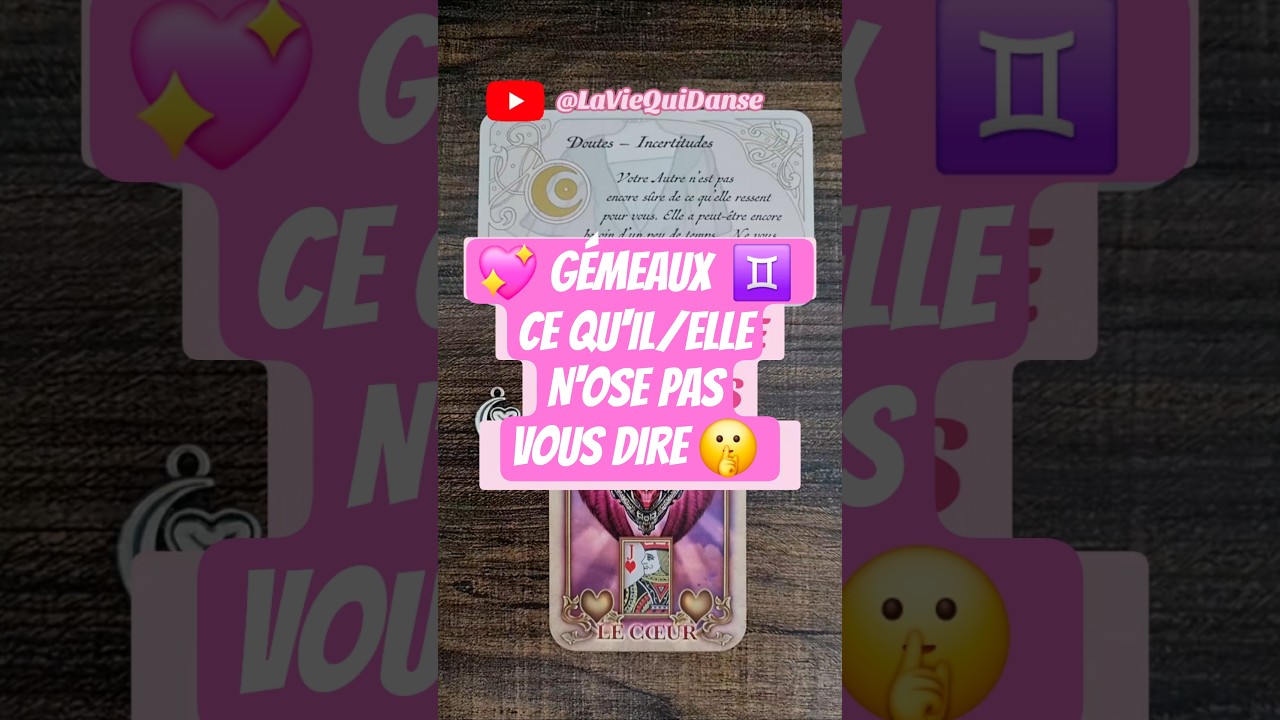 GEMEAUX : Ce qu'il/elle n'ose pas vous dire... 🤫 (Mars 2026)