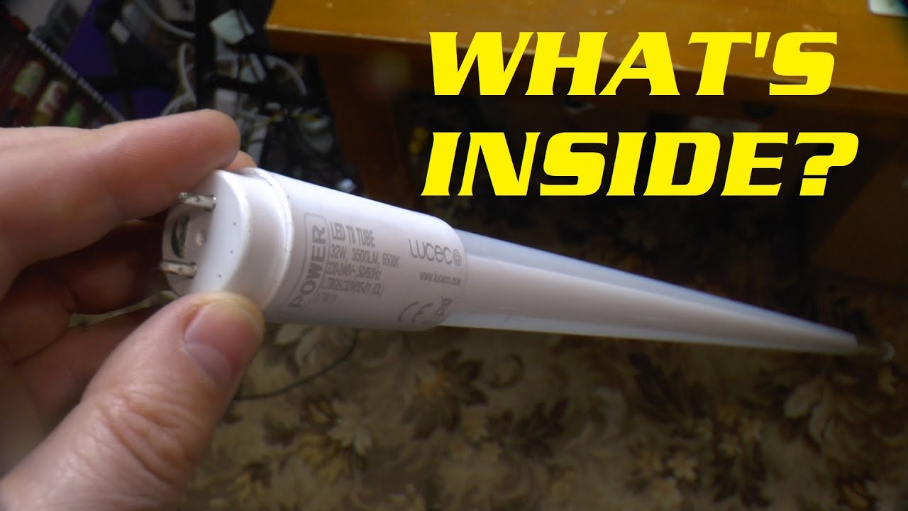 What's inside a Luceco 32W LED tube?