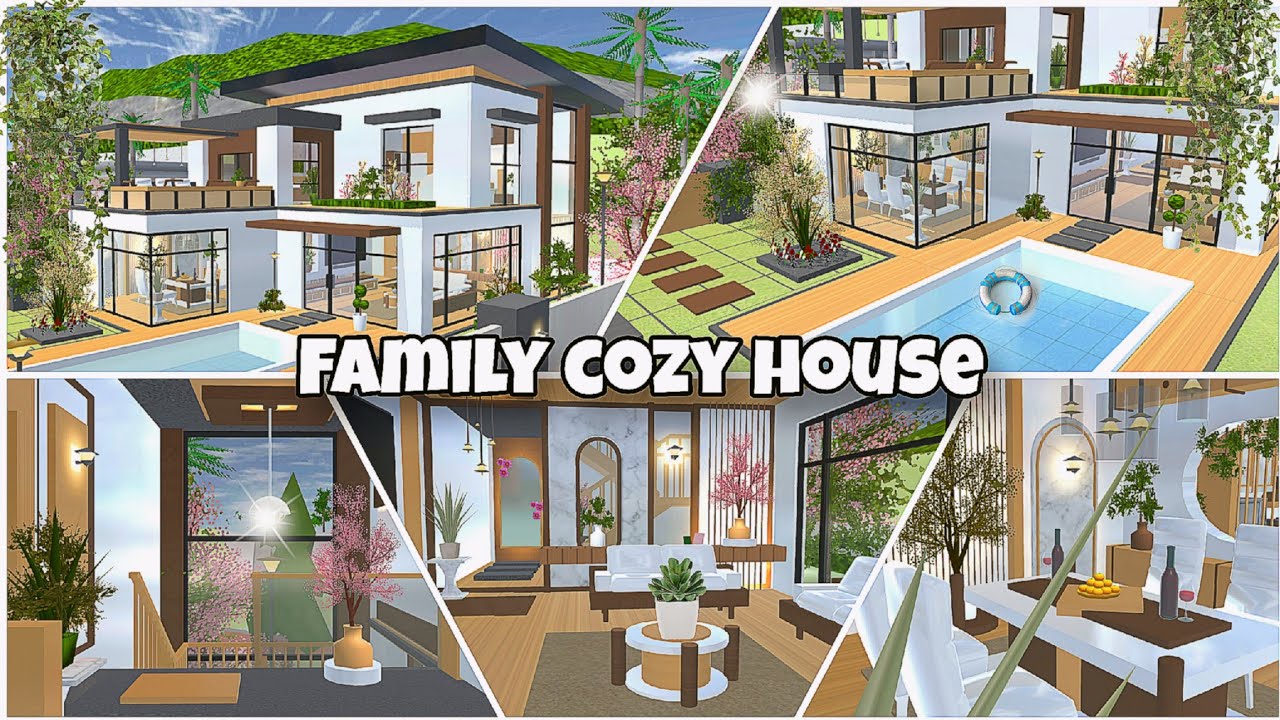[BAGI BAGI ID] COZY FAMILY HOUSE 2 LANTAI|| RUMAH AESTHETIC|| SAKURA SCHOOL SIMULATOR 