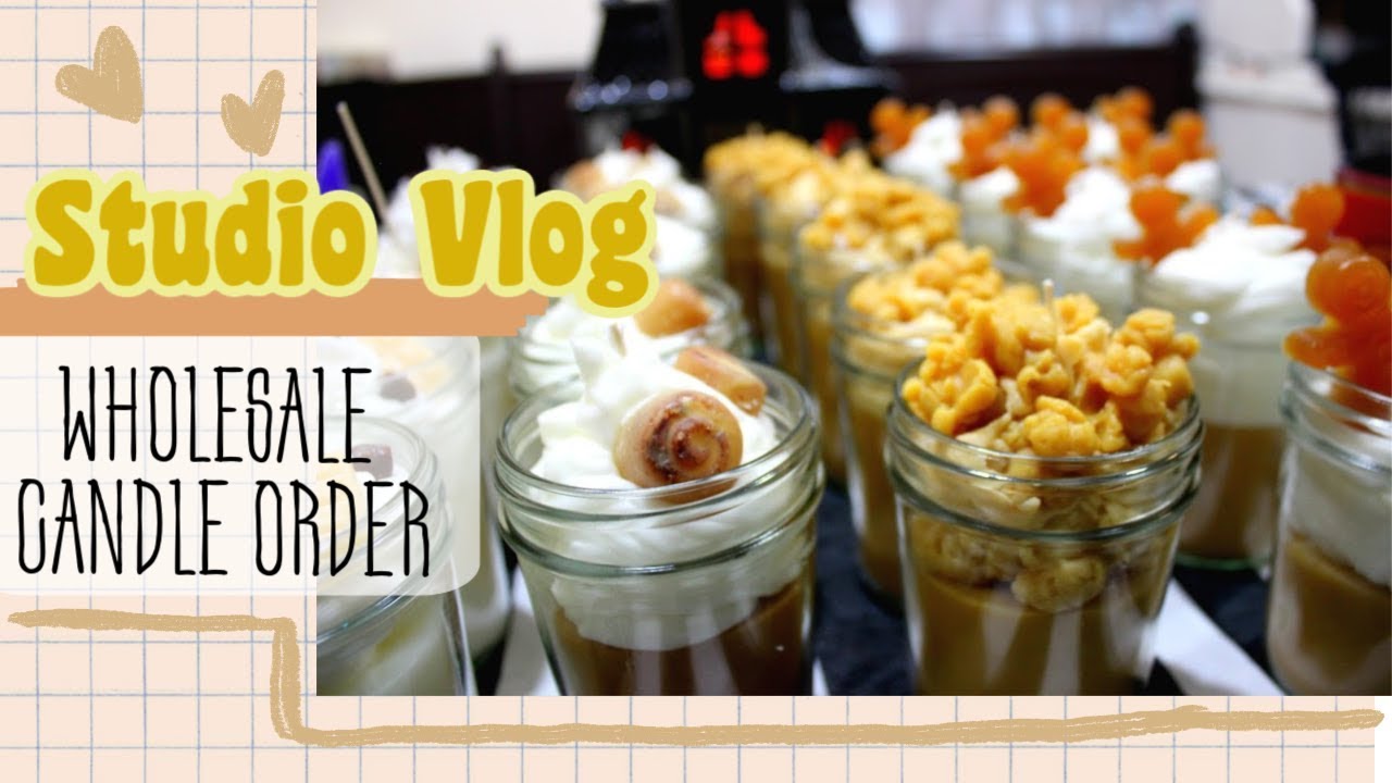 STUDIO VLOG | How I Create a Wholesale Candle Order