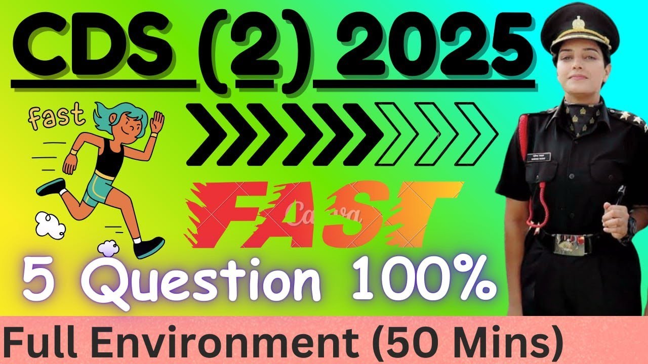 CDS 2 2025 PYQ Series Part 4