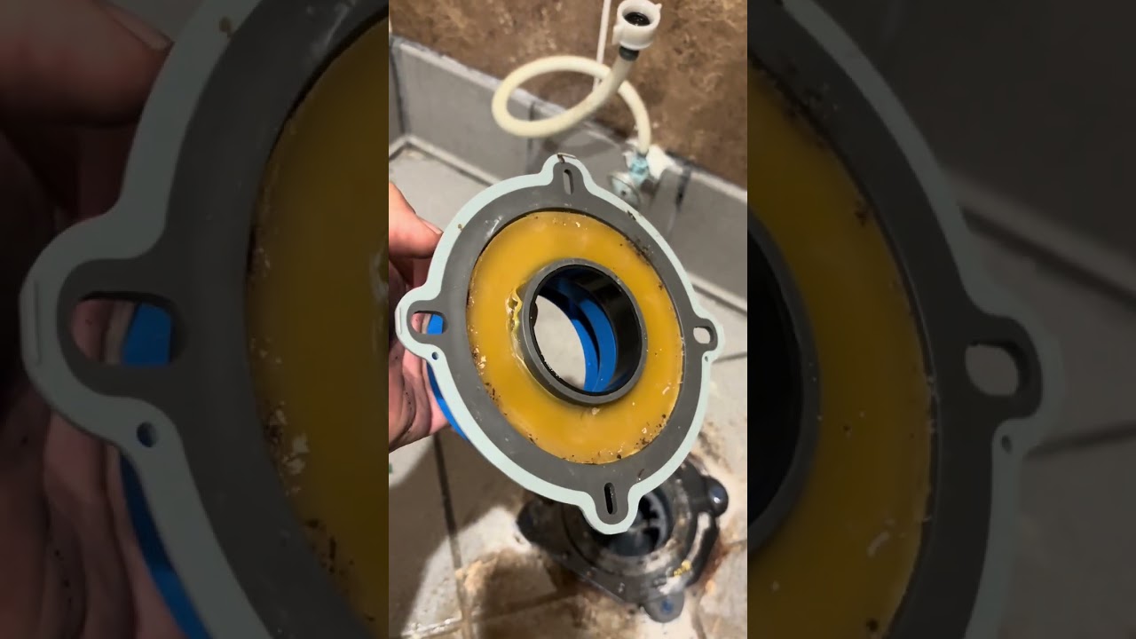 Toilet replacement step by step 🚽 #toilet 