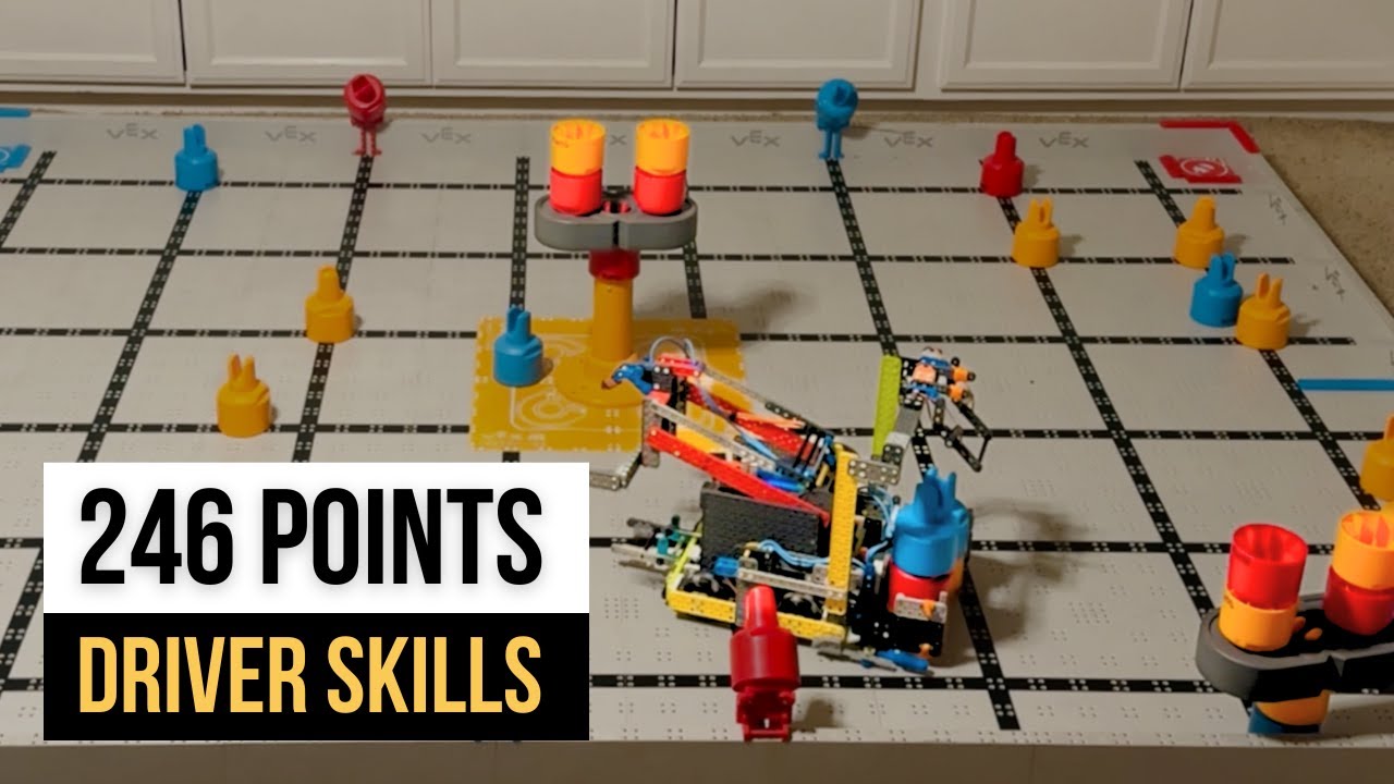 246 баллов за навыки вождения | VEX IQ Mix & Match