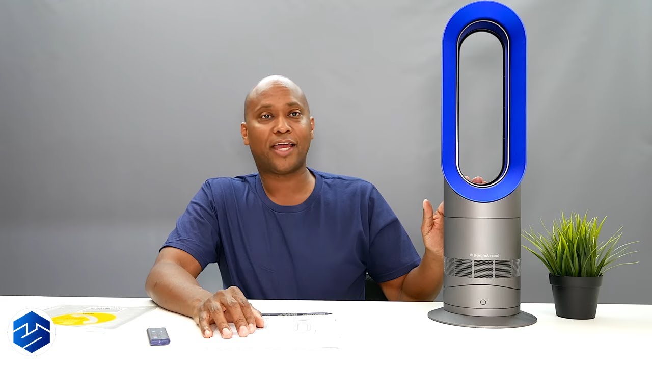 Dyson AM09 HOT + COOL Безлопастной вентилятор