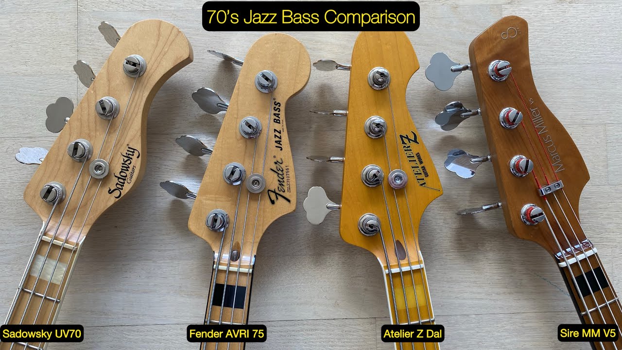 70’s Jazz Bass Comparison