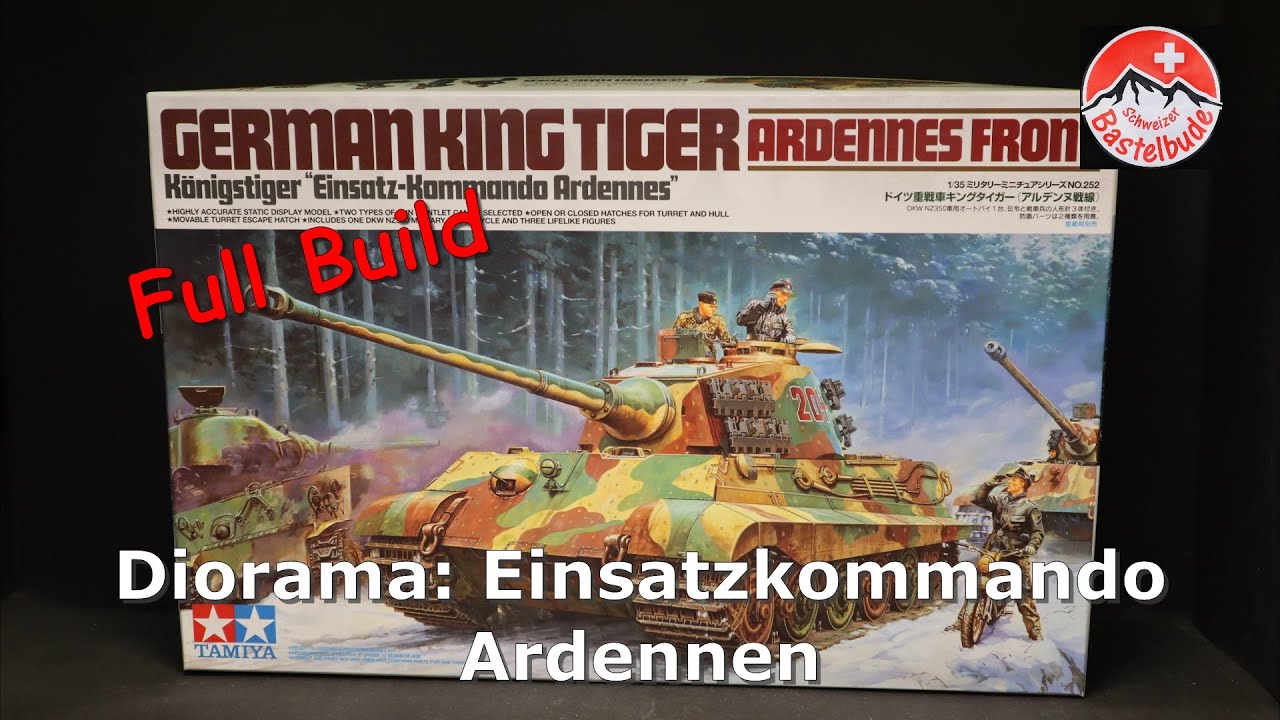 Diorama: Königstiger Einsatzkommando – Ardennen 1944 | Schweizer Bastelbude