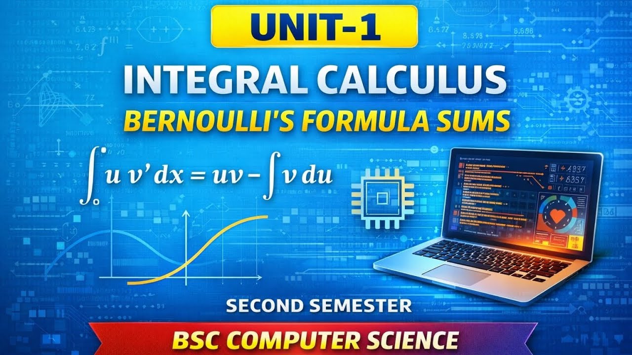 Bernoullis formula sums|unit-1 second semester 📚✨✍️