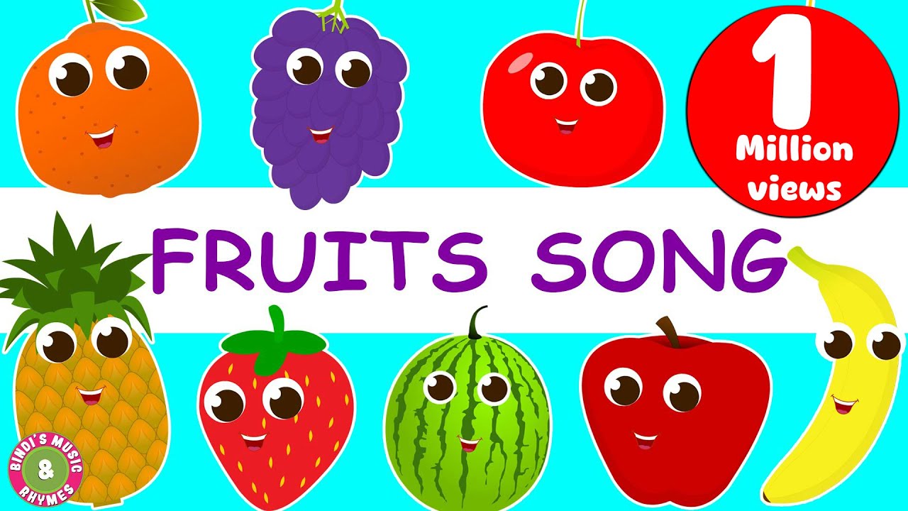 Fruits Song | Toddler Rhymes | Educational Kids Song | Bindi's Music & Rhymes
