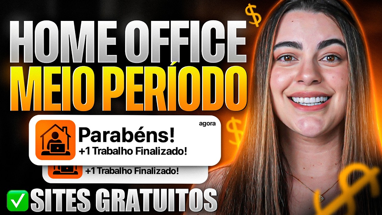 Testei!!! HOME OFFICE Meio Per&iacute;odo: 3 Sites GRATUITOS para Trabalhar em Casa