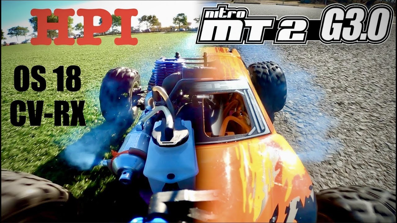 HPI Nitro MT2 With OS 18 CV-Rx Motor - The Best of Vintage Nitro - Test Drive & Review