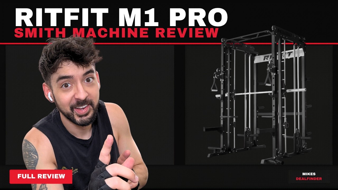 Best Smith Machine for Home Gyms? RitFit M1 Power Rack Full Review & Setup!