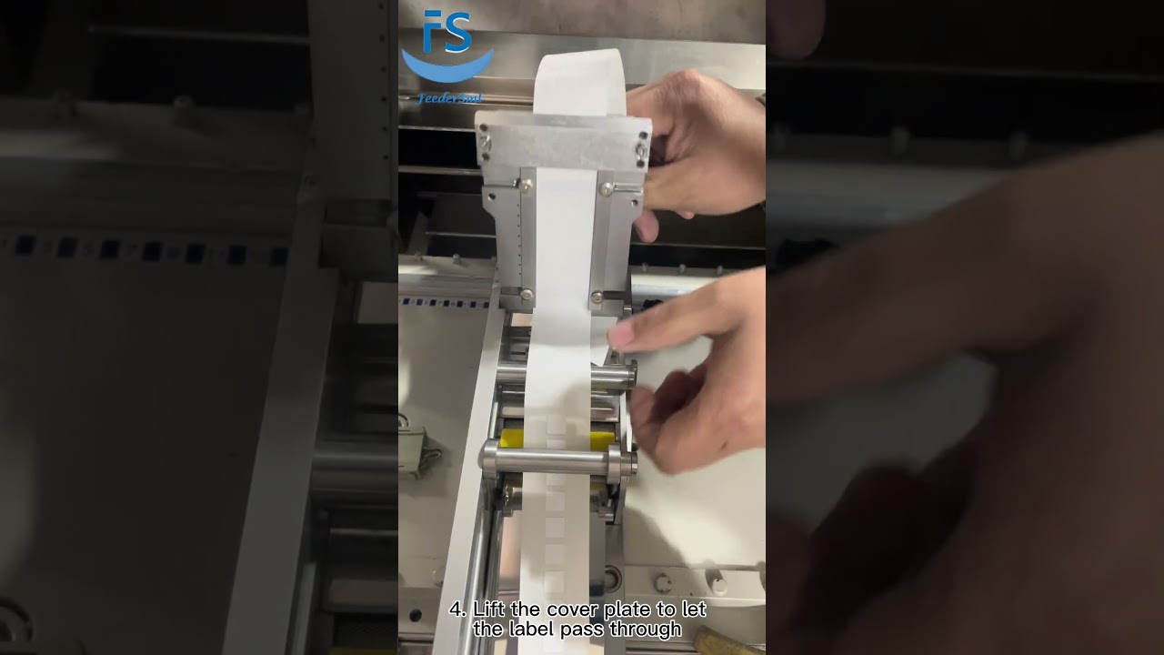 How to install label on the #label #feeder #SMT
