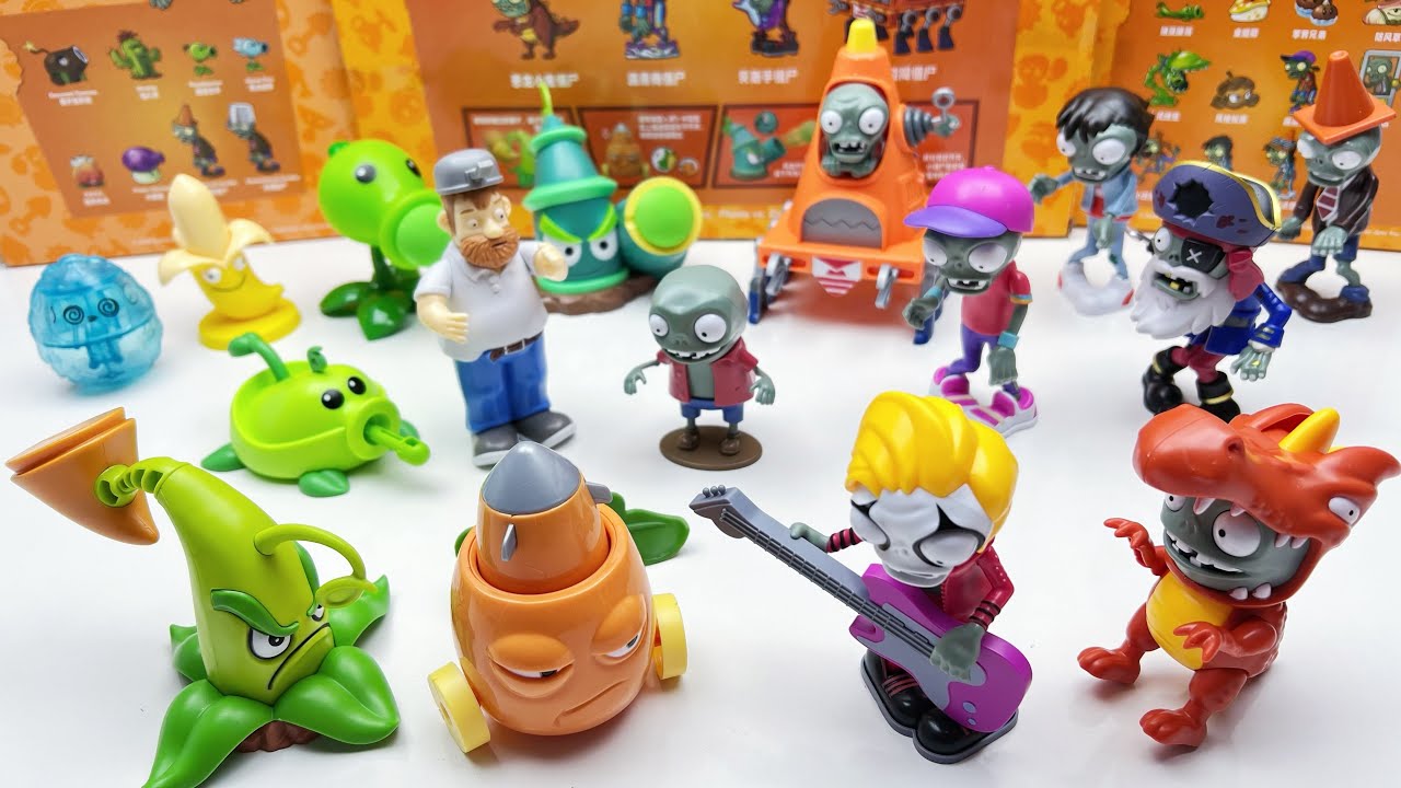 PLANTS VS ZOMBIES:CUTE GAME PLANTS VS TOY PLATS.