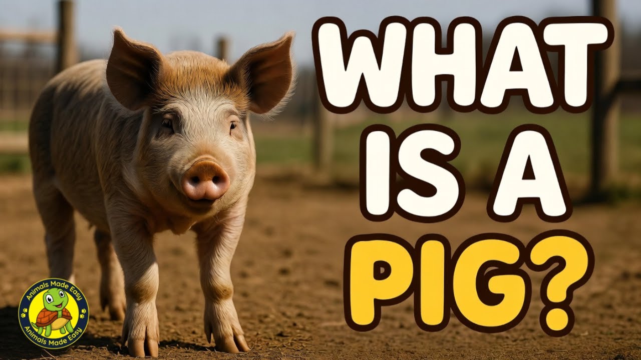 What Is a Pig? | Learn About a Pig for Kids | Animals Made Easy