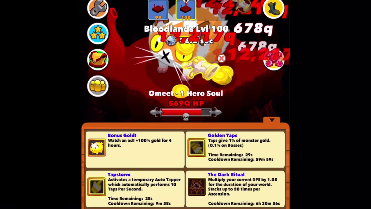 Beating level 100 in Clicker heroes (clicker heroes)