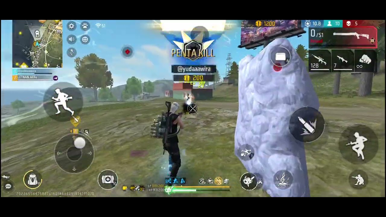 FREE FIRE INDONESIA DUO VS SQUAD HAMPIR BOOYAH KILL 5 SERU BANGET POKOKNYA