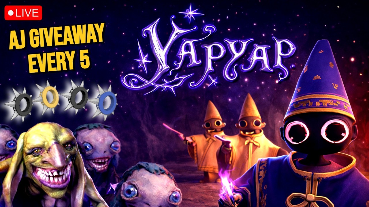 🔴 YAPYAP w/ @OtterlyCracked YOU'RE A WIZARD HARRY | AJ SPIKE COLLAR GIVEAWAY EVERY 5