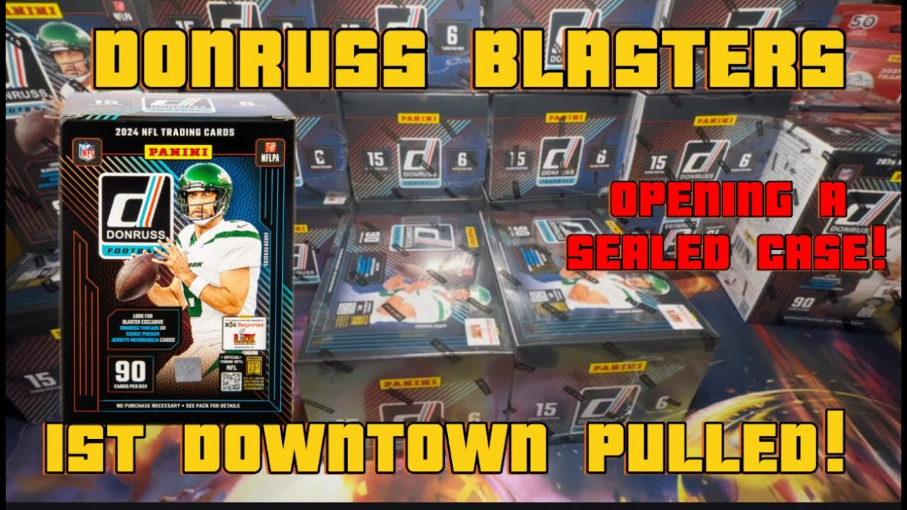 *OPENING A FULL CASE OF 2024 DONRUSS FOOTBALL BLASTERS BOXES! 1ST PULLED DOWNTOWN!!