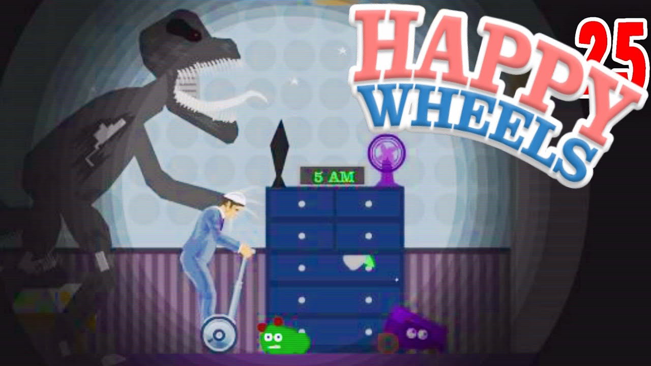 AWESOME FNAF 4 BEDROOM LEVEL!? | Happy Wheels #25