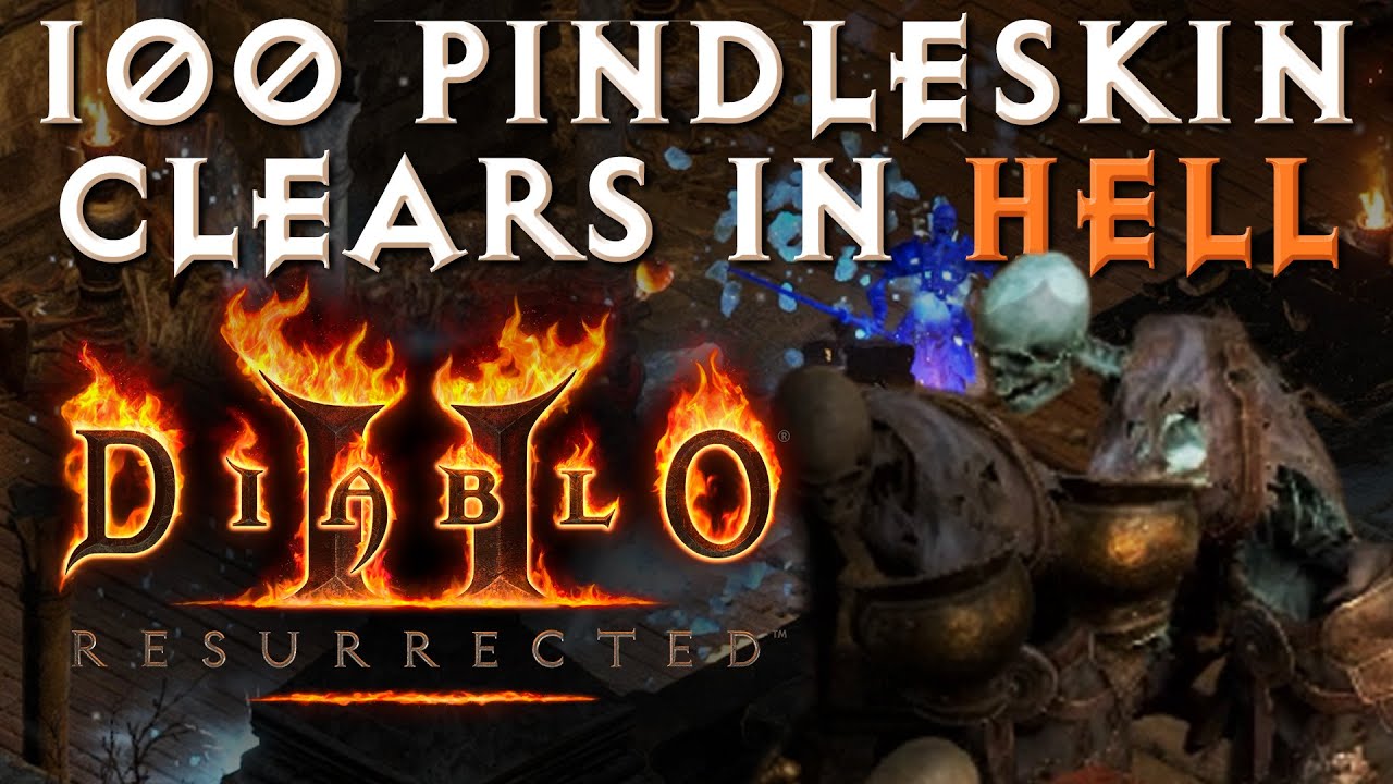 100 Pindleskin Runs!  What is Pindleskin hiding?  Diablo 2 Resurrected