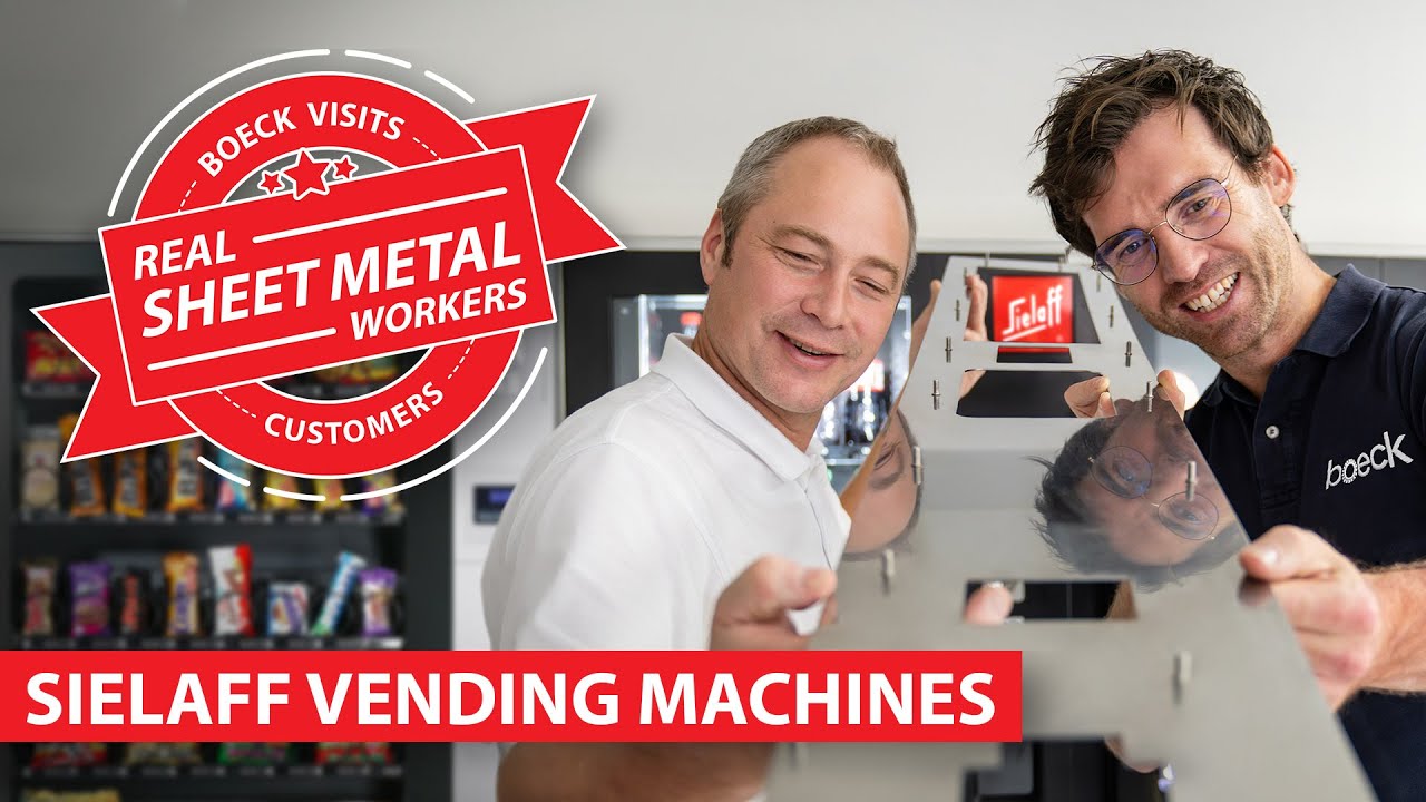 Sielaff vending machines - Real sheet metal workers - boeck visits customers