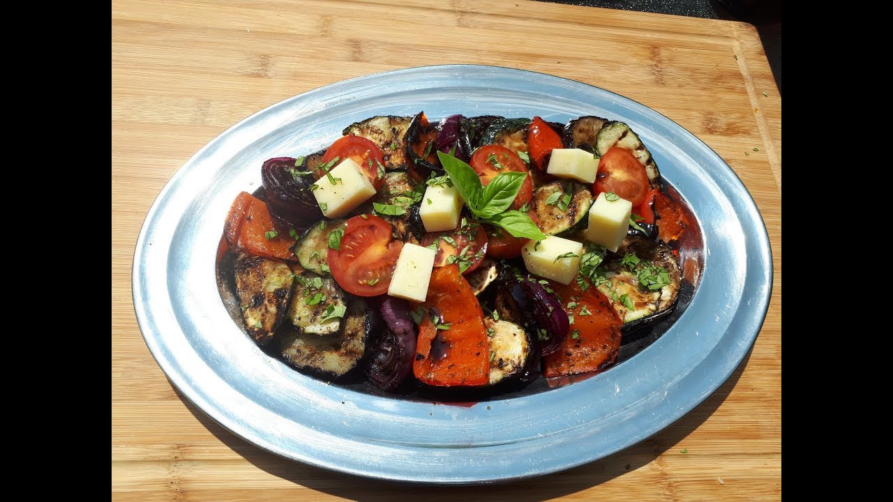 Faire des antipastos ou légumes grillés marinés