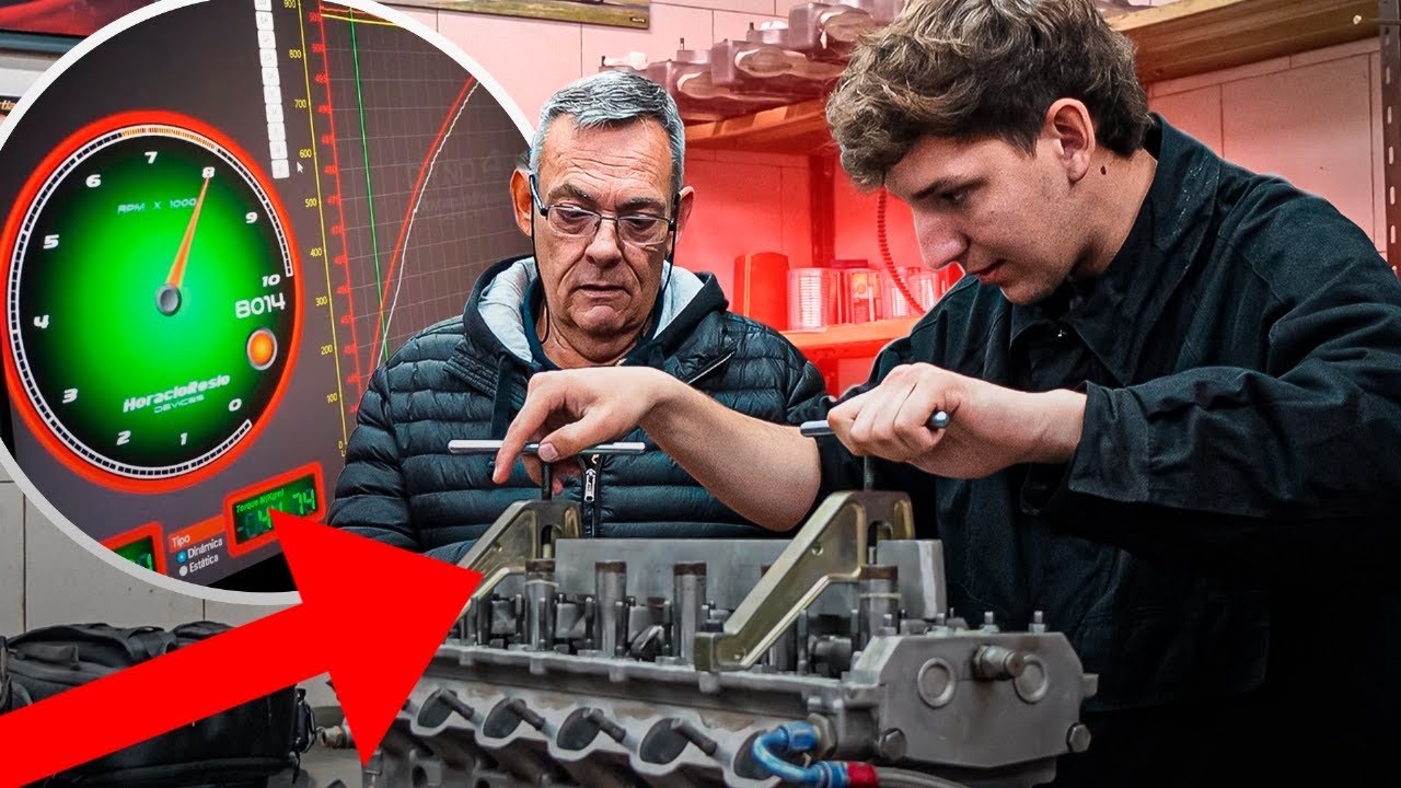TRABAJÉ EN UN MOTOR DE TC Y MEDIMOS LA POTENCIA EN EL BANCO DE PRUEBAS 