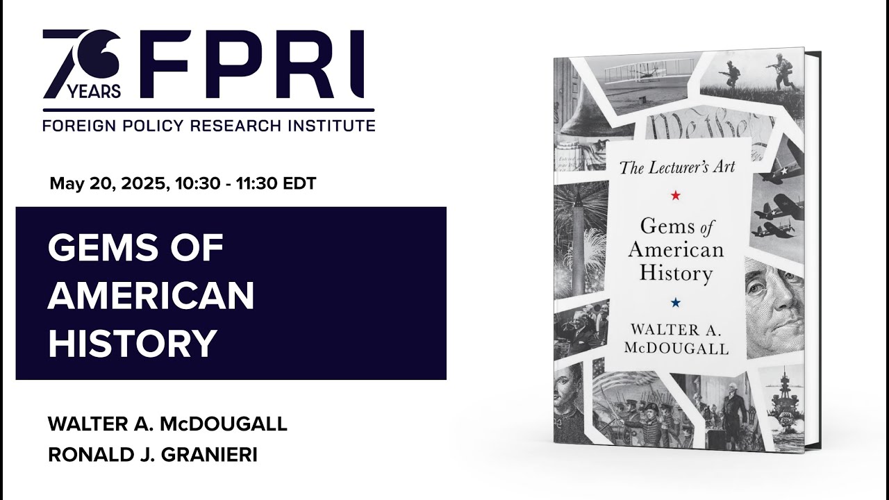 People, Politics and Prose: Gems of American History ft. Walter McDougall