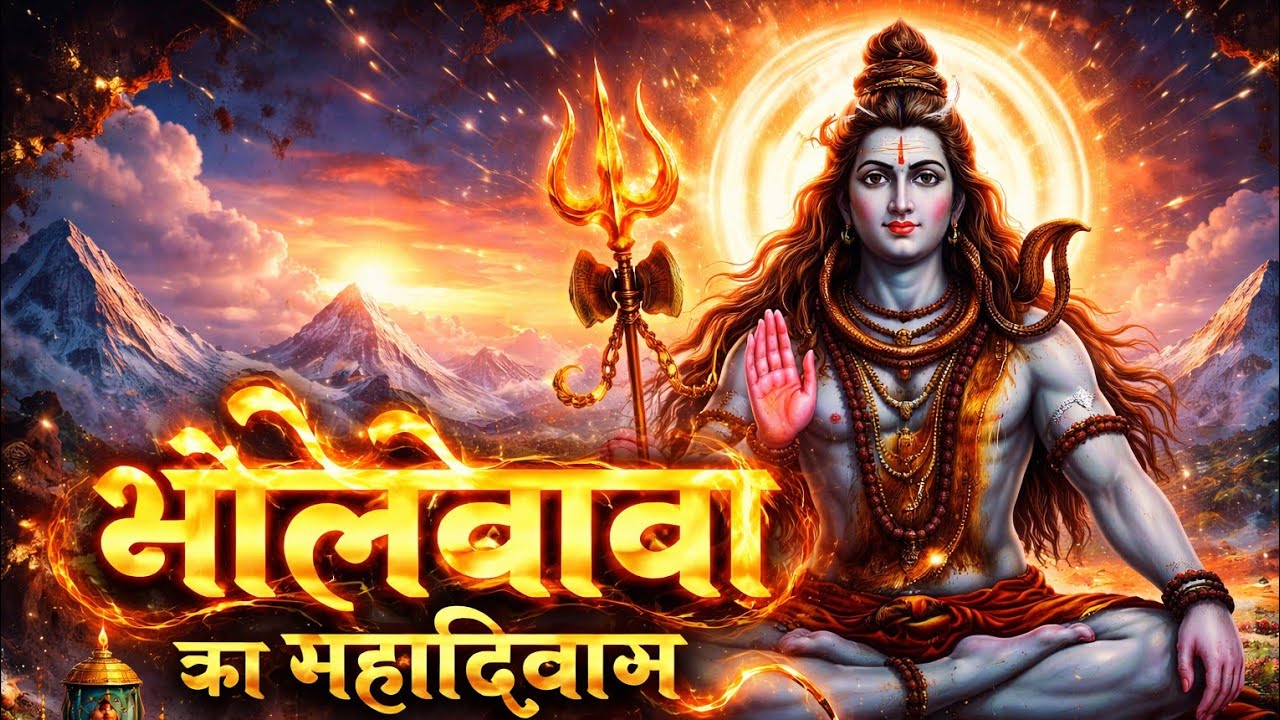 “Har subah Bholebaba ke saath, man mein jagti hai nayi raah.”