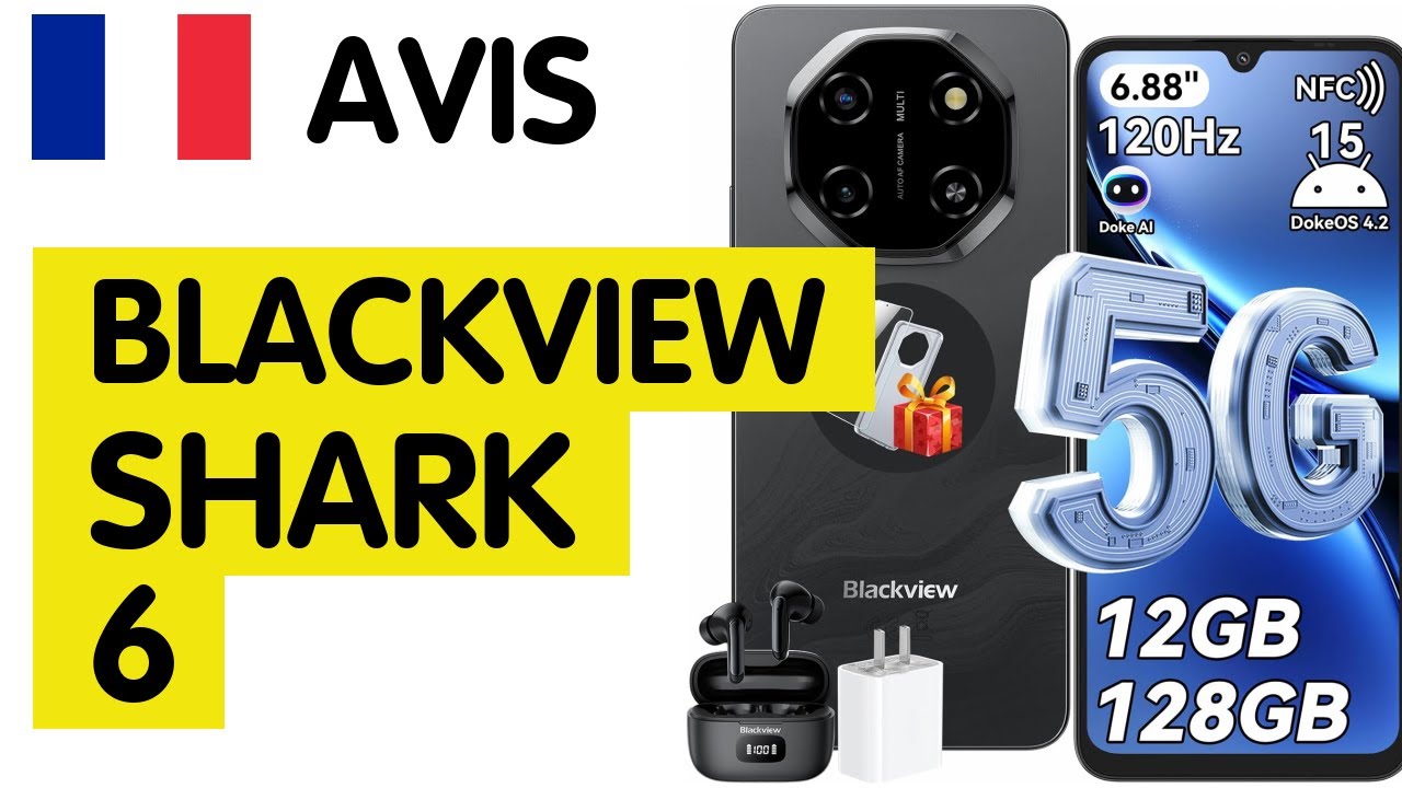 🇫🇷 Avis Blackview Shark 6 : Performance et innovation au rendez-vous ! 🚀📱