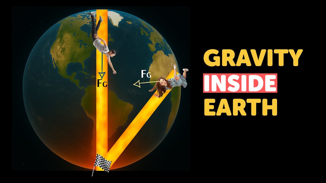 Gravity Inside Earth Explained: What Happens If You Fall Through the Planet?