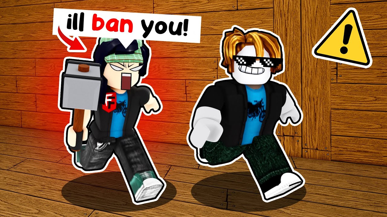 TROLLING A LEVEL 1000 MODERATOR IN ROBLOX FLEE THE FACILITY!
