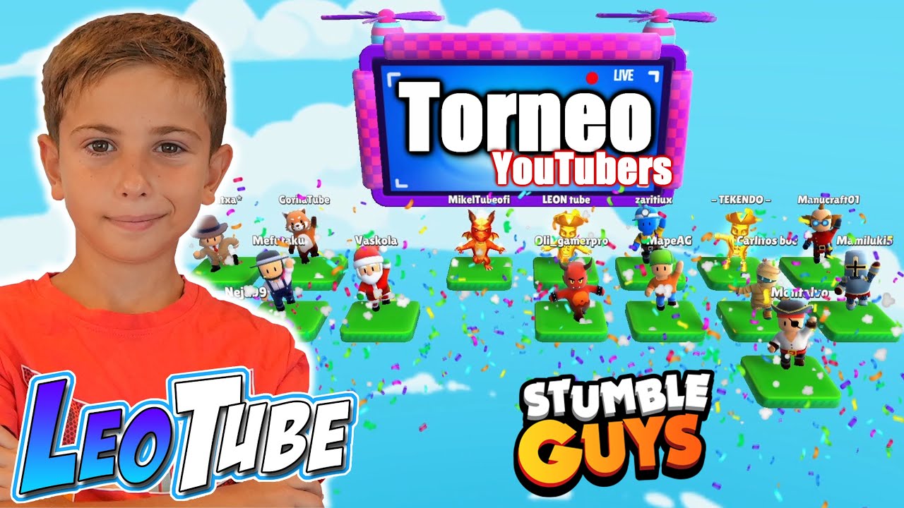 Stumble Guys Torneo Youtubers LeoTube