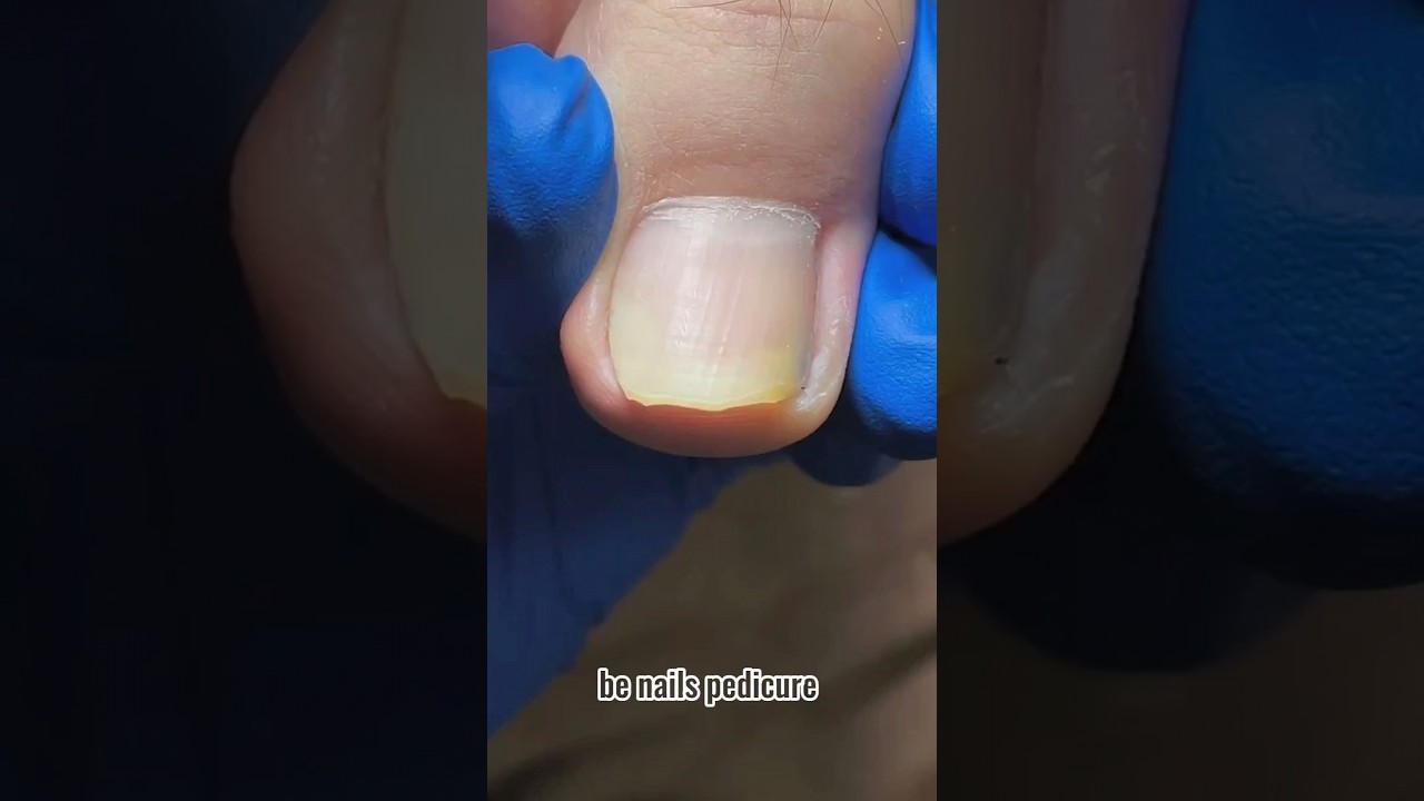 Cute Magnetic nails satisfying pedicure. #satisfying #nails #pedicure #asmr