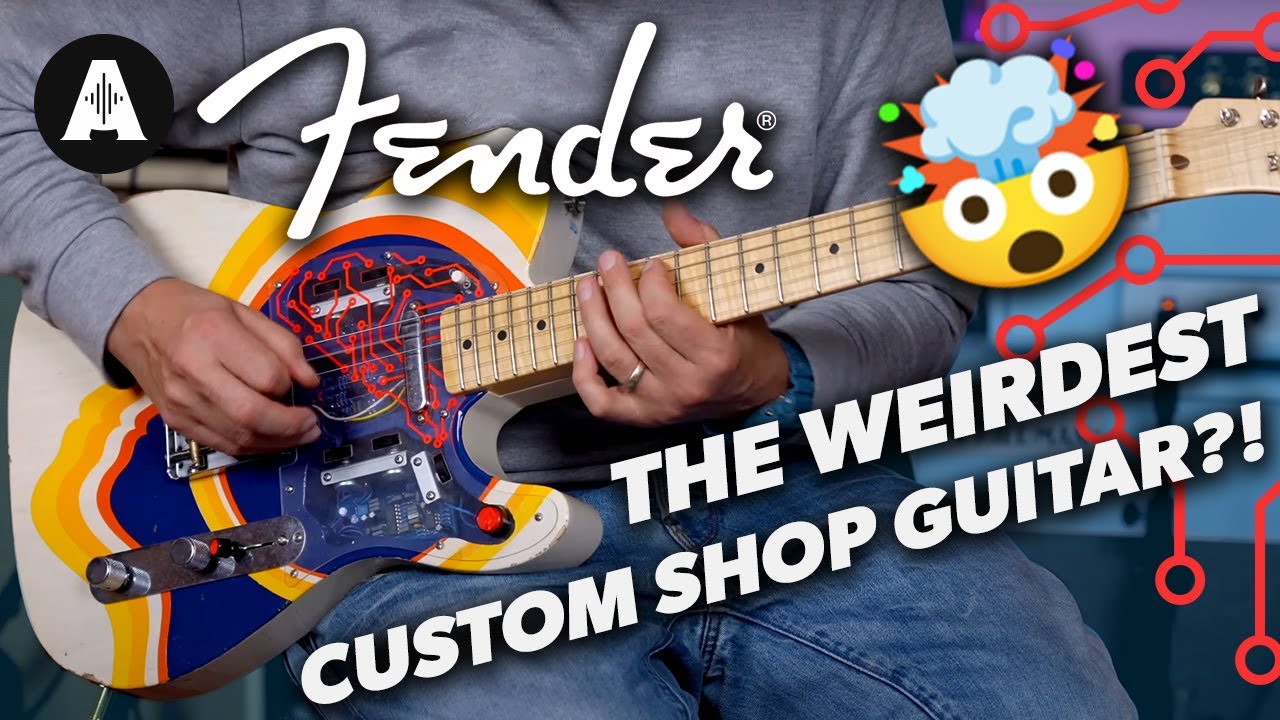 Fuzz-Octave-Delay Inside the Guitar?! - Fender Masterbuilt 