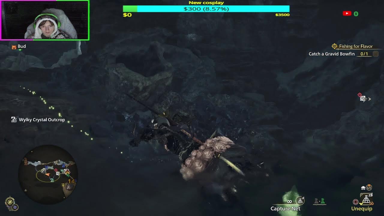 Monster hunter wilds (side quests then hunting)